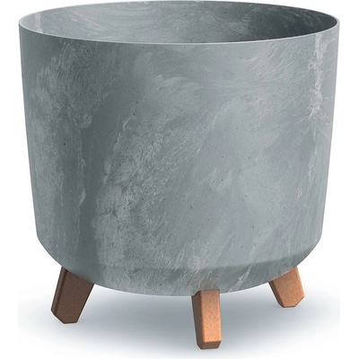 Prosperplast Květináč GRACIA TUBUS BETON EFFECT 29,8 cm šedý