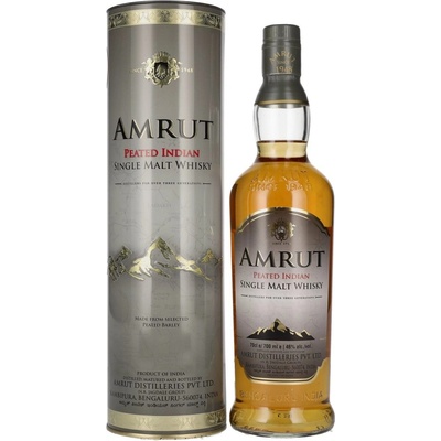 Amrut Peated Indian Single Malt Whisky 46% 0,7 l (tuba)