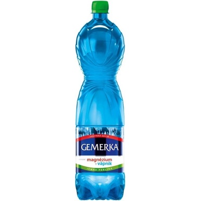 Gemerka Magnézium+Vápník minerální voda jemně perlivá 1,5 l