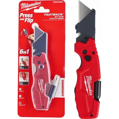 Milwaukee sklopný univerzální nůž FASTBACK™ 6v1 4932478559