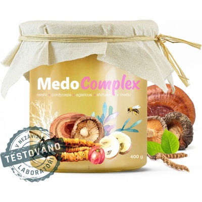 MycoMedica MedoComplex vitální houby v medu 400g