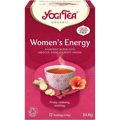 Yogi Tea bylinný čaj v nálevových vreckách Women's Energy 17 x 1,8 g