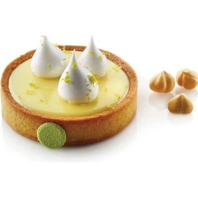 Silikomart forma na tartaletky Tarte Ring ráfky kulaté Ø 8 cm