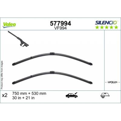 Valeo Silencio Flat blade set 750+530 mm VA 577994