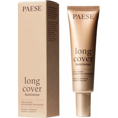 Paese Long Cover Luminous Foundation Make-up s vitamínom C 01 Light Beige 30 ml