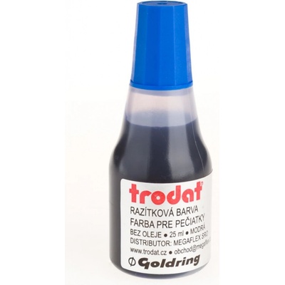 Trodat Razitkovací barva modrá 25 ml – Hledejceny.cz