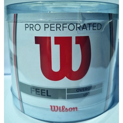 Wilson Pro overgrip perforated 60 ks bílá – Hledejceny.cz