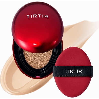 TIRTIR Mask Fit Red Cushion SPF 40 PA++ 23N Sand Dlhotrvajúci make-up na tvár v hubke 18 g