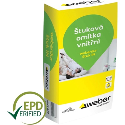 Weberdur štuk IN - vnitřní štuk - 25 kg balení 25 kg 1 ks