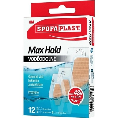 3M Spofaplast 191N Max Hold Voděodolné náplasti mix 12 ks