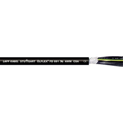 Lapp 1026128/500 vedenie ťažnej reťaze ÖLFLEX® FD 891 7 G 1 mm² čierna 500 m