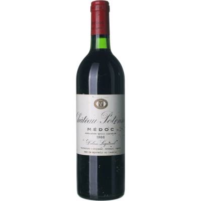 Chateau Potensac Médoc suché červené 1986 0,75 l (holá láhev)