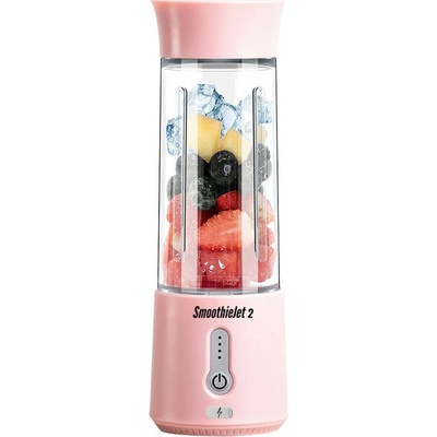 SmoothieJet 2 prenosný USB Smoothie 500 ml Svetloružová