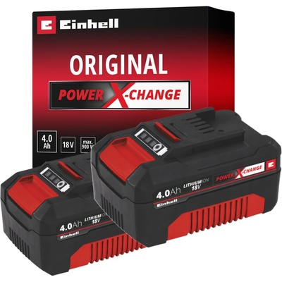 Einhell Power X-Change Twinpack 18V, 2 x 4Ah 4511489