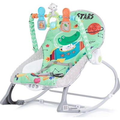 Chipolino ležadlo vibrujúce 2v1 Baby Spa Green