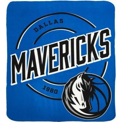 Great Branding Deka Dallas Mavericks NBA Campaign Fleece Throw 127x152