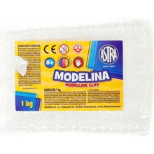 Astra Modelovací hmota do trouby modelíny 1kg Bílá