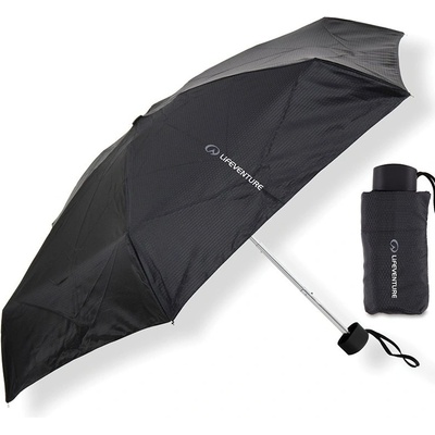 LifeVenture Trek Umbrella Medium lehký a odolný black – Hledejceny.cz