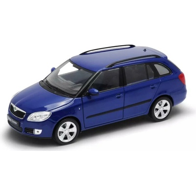 Welly Automobil Škoda fabia Combi II modrá 1:24
