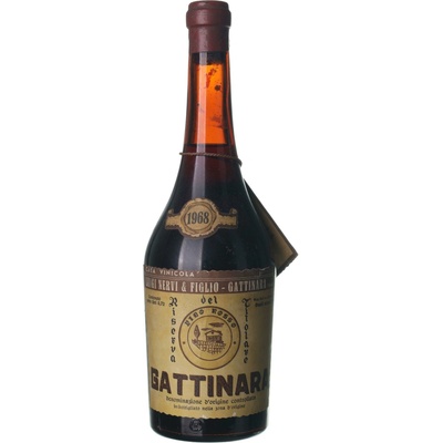 Luigi Nervi e Figlio Gattinara Riserva suché červené 1968 0,72 l (holá láhev)
