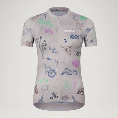 Endura Pro SL Print Titanium dámsky