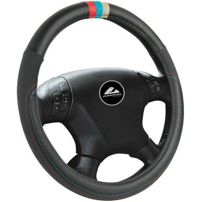 Potah na volant - barva černá s barevným pruhem