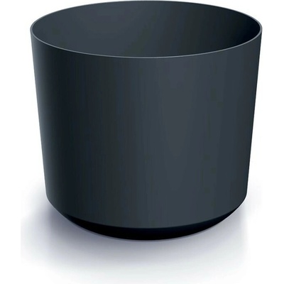Prosperplast Plastový květináč TUBOS antracitový matný, 39 cm