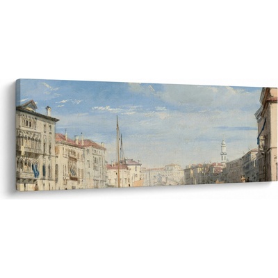Obraz - Richard Parkes Bonington, The Grand Canal, reprodukcia, jednodielne 145x58 cm