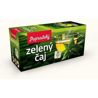 Baliarne obchodu Poprad Zelené čaje Zelený čaj pravý 20 x 1,5 g