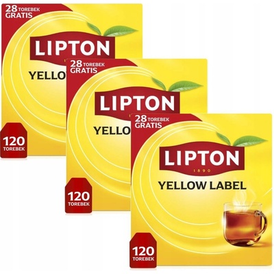 Lipton čierny čaj vrecúškový 3x120 vrecúšok 720 g