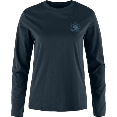 Fjallraven 1960 Logo T-shirt LS dark navy