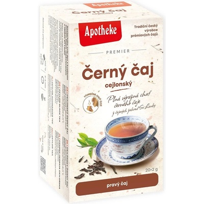 Apotheke Černý čaj cejlonský 20 x 2 g