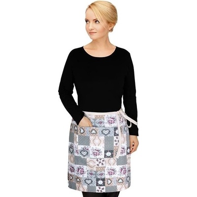 Brotex Kuchynská zástera do pása patchwork love