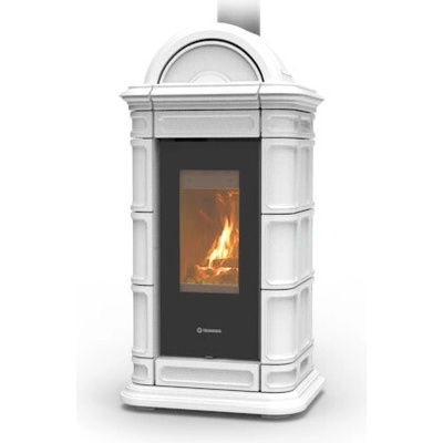 Thermorossi LIENZ EVO WOOD Kachlová kamna na dřevo Bílá