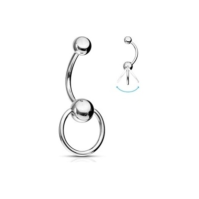 Piercingate piercing do pupíku s kroužkem PBV00576