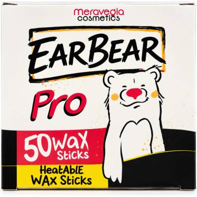 Meravegia Ear Bear PRO 50 Wax Sticks