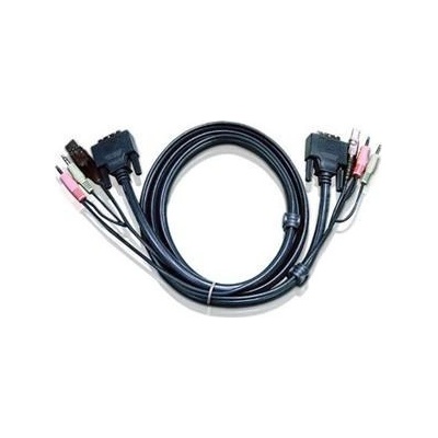 ATEN int.kabel pro KVM USB, DVI, audio, 3m pro CS1768 – Hledejceny.cz