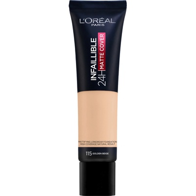 L'Oréal Paris Infallible 24H Matte Cover dlouhotrvající make-up s matným efektem 155 Natural Rose 30 ml