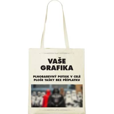 Grooters Bílá taška s vlastním motivem / fotkou