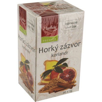 Apotheke Horký zázvor a koriandr čaj 20 x 2 g