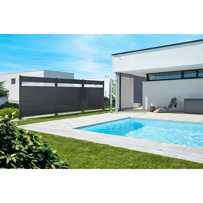 Biohort PRIVACY SCREEN tmavě šedá 135 x 180 cm B240237