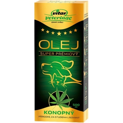 Vitar Veterinae Konopný olej 500 ml