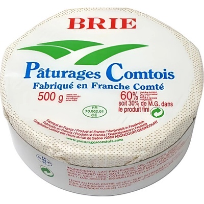 Pâturages Comtois Brie sýr 60% chlaz 1000 g