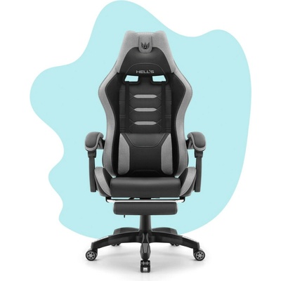 Hell's Chair HC-1039 2.0 KIDS Black- Grey