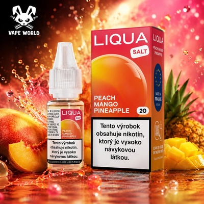 Liqua Salt Peach Mango Pineapple 10 ml 20 mg