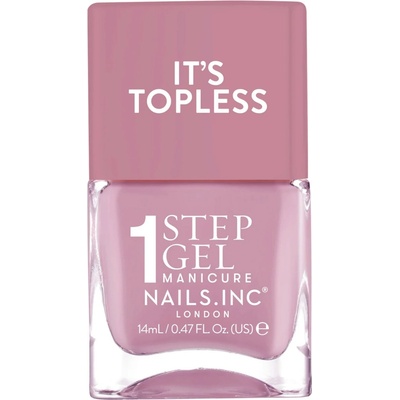 Nails Inc. London It's Topless Gel Nail Polish 14 ml, Lily