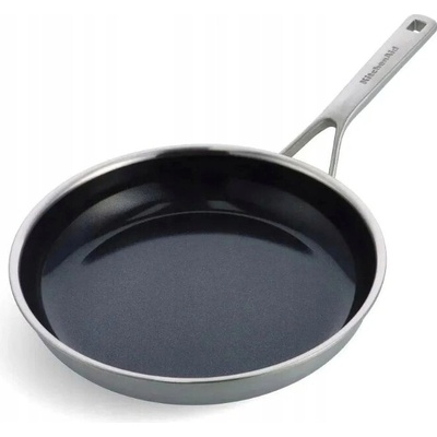 Pánev KitchenAid 28 cm tradiční nerezová ocel s nepřilnavým povrchem