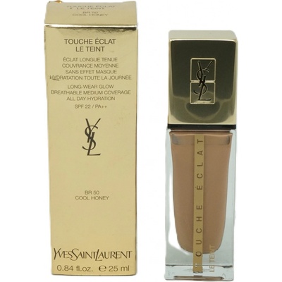 Yves Saint Laurent Touche Éclat Le Teint dlouhotrvající make-up pro rozjasnění pleti SPF22 BR50 Cool Honey 25 ml