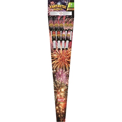 Tarra pyrotechnik Sada raket RAKETY FANTASTIC ROCKETS 9 ks