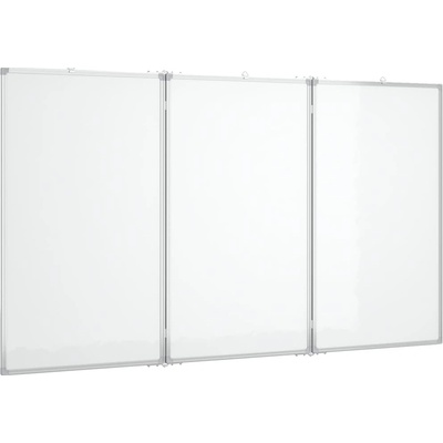 vidaXL Magnetická skládací tabule 150 x 80 x 1,7 cm hliníková